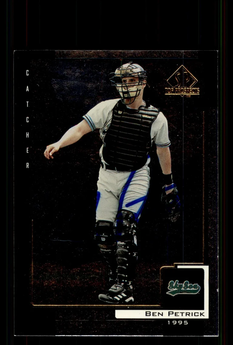 Signed Baseball Card Auto Ben Petrick 2000 SP Top Prospects #113 Sky Sox