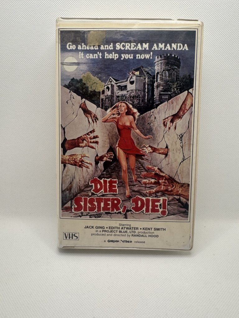 Gorgon Video Die Sister Die VHS 1977 HORROR Clamshell Rare