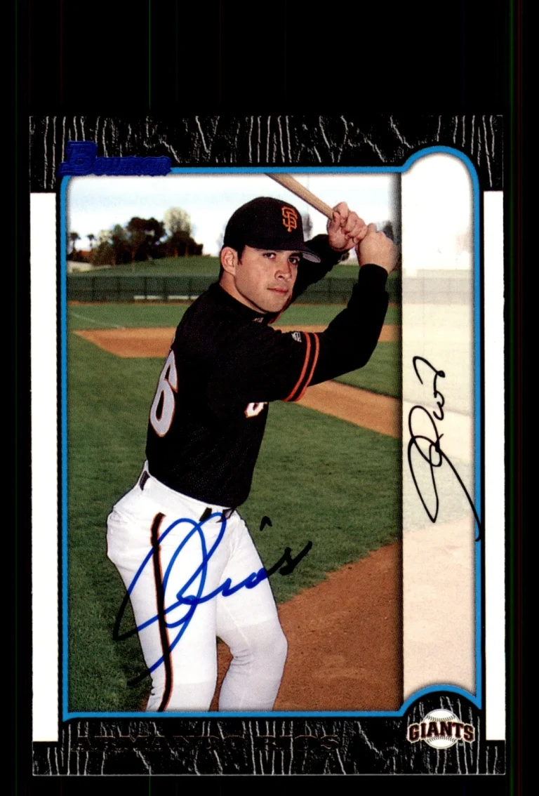 Signed Baseball Card Auto Armando Rios 1999 Bowman #160 San Francisco Giants