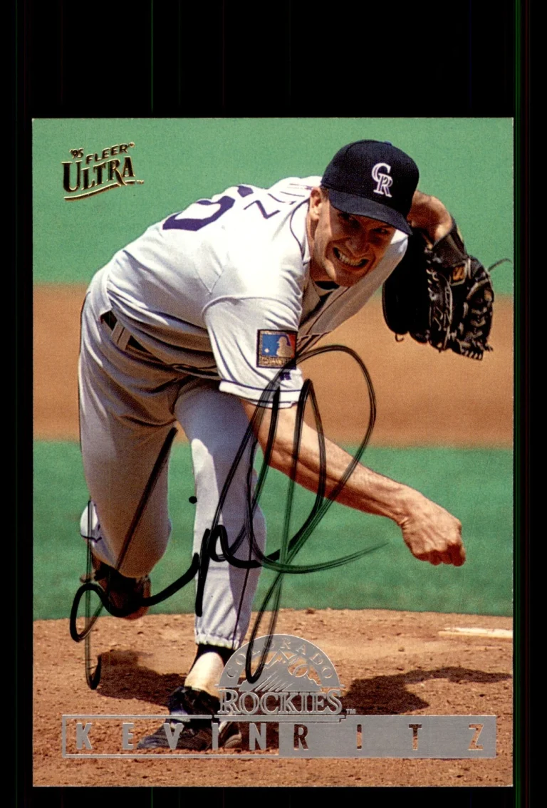 Signed Baseball Card Auto Kevin Ritz 1995 Ultra #157 Colorado Rockies