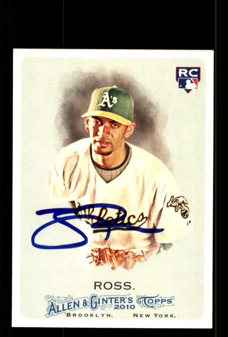 Signed Baseball Card Auto Tyson Ross 2010 Topps Allen & Ginter #282 A's