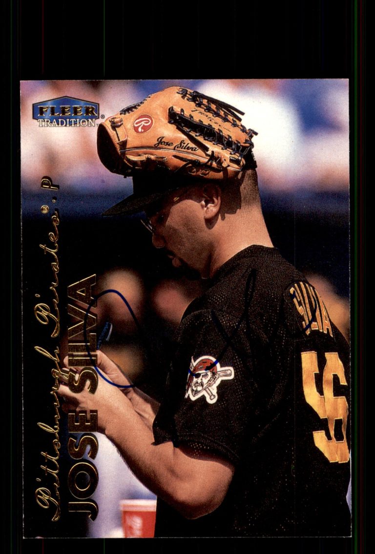 Signed Baseball Card Auto Jose Silva 1999 Fleer Tradition #517 Pirates