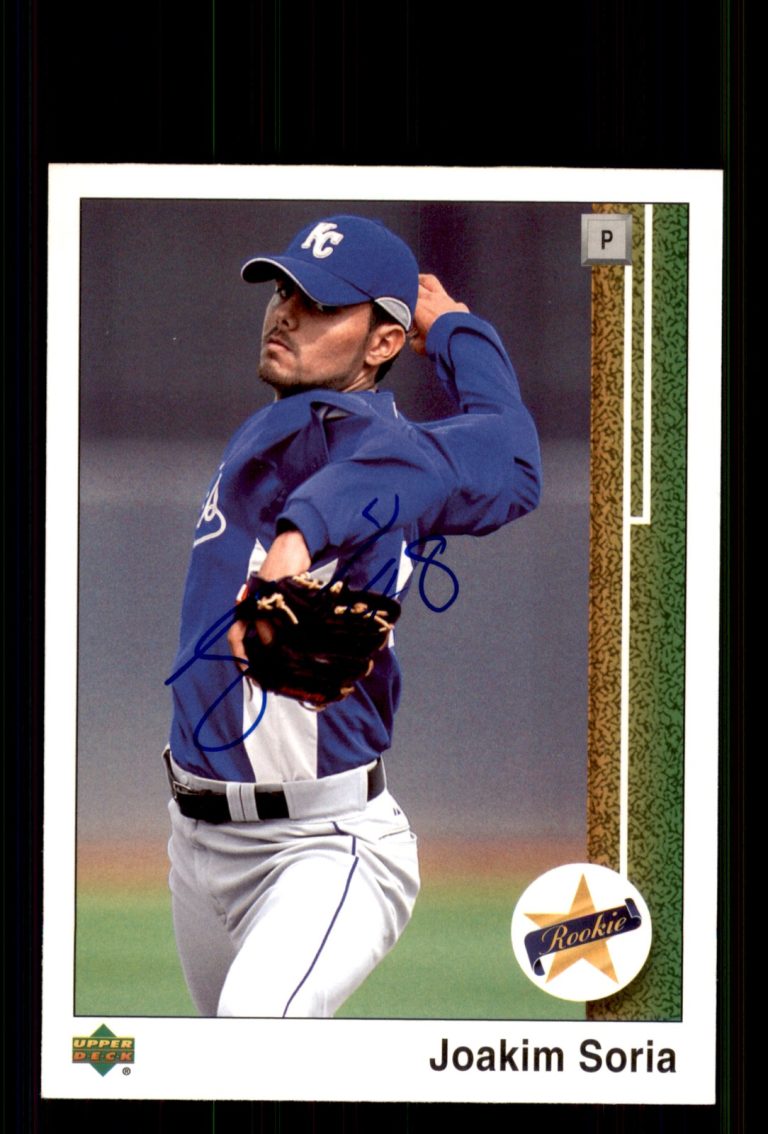 Signed Baseball Card Auto Joakim Soria 2007 Upper Deck #89-SO Royals