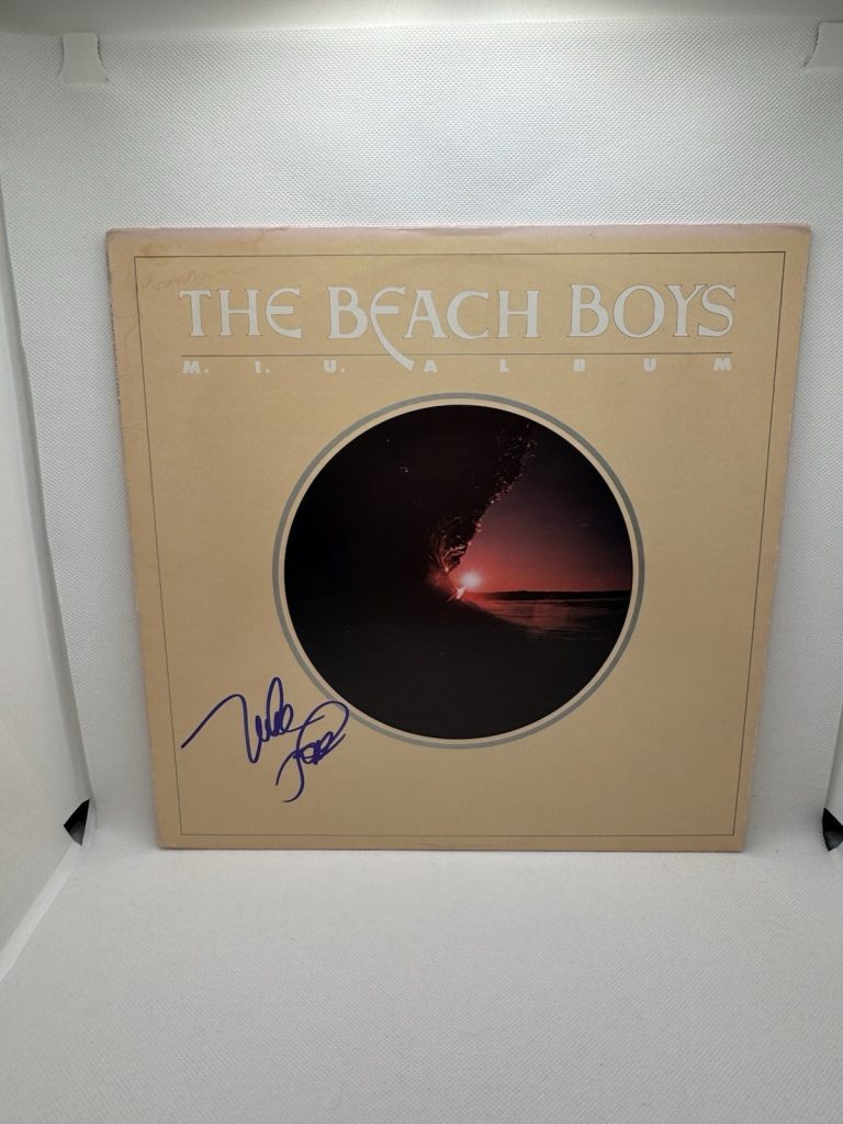 MIKE LOVE SIGNED VINYL M. I. U. BEACH BOYS AUTOGRAPH JSA COA RECORD ALBUM LP