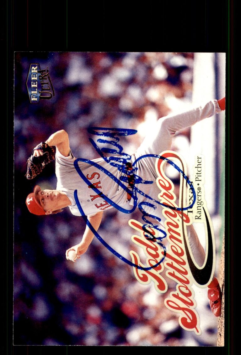 Signed Baseball Card Auto Todd Stottlemyre 1998 Fleer Tradition #U58 Rangers