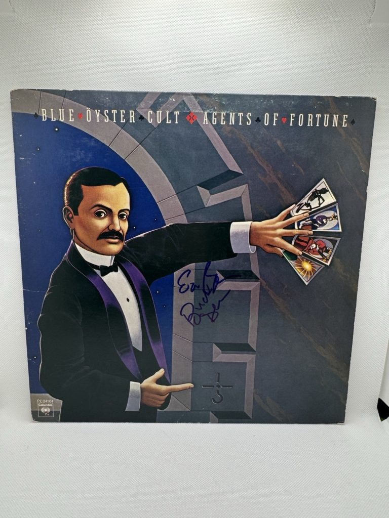 Blue Oyster Cult Signed Vinyl Agents Of Fortune JSA COA Dharma Autograph Bloom