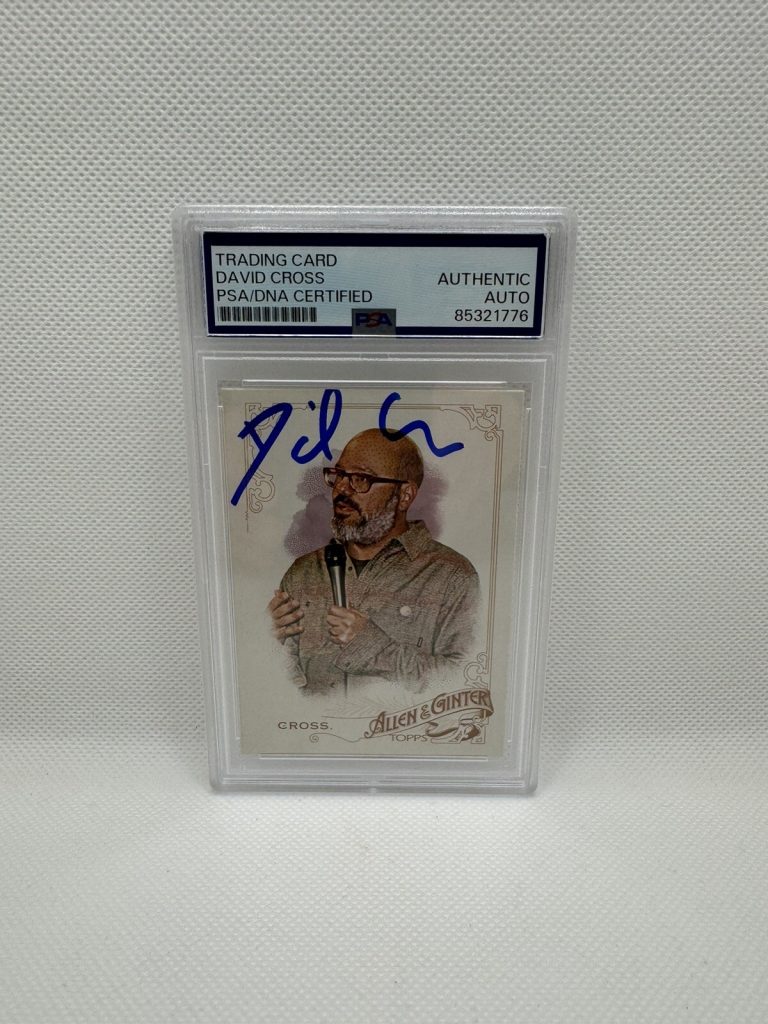 David Cross Signed 2015 Allen & Ginter Card #5  Slabbed PSA/DNA AUTO Comedy