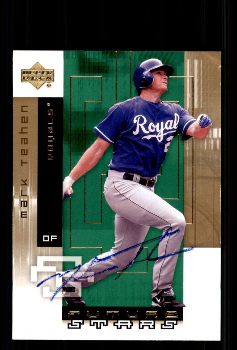 Signed Baseball Card Auto Mark Teahen 2007 Upper Deck Future Stars #44 Royals