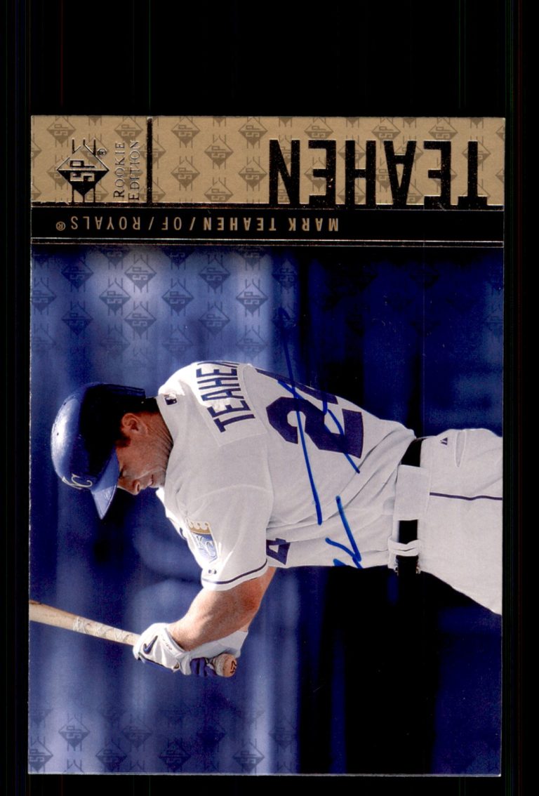 Signed Baseball Card Auto Mark Teahen 2007 SP Rookie Edition #72 Royals