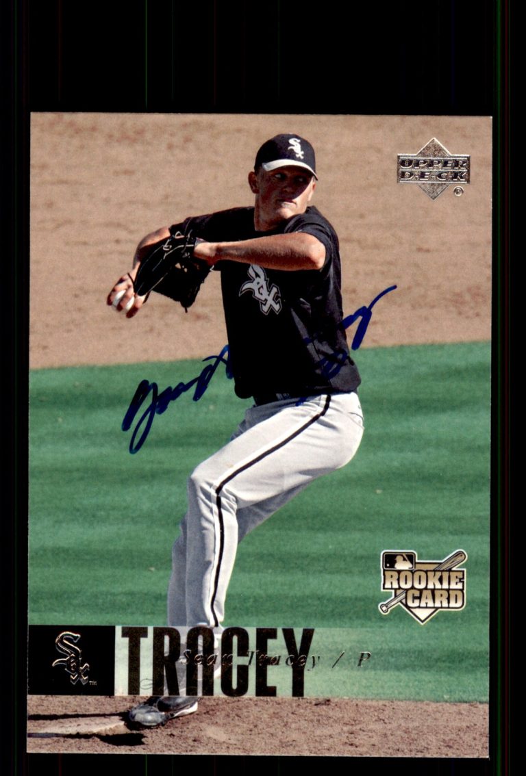 Signed Baseball Card Auto Sean Tracey 2006 Upper Deck #1044 Chicago White Sox