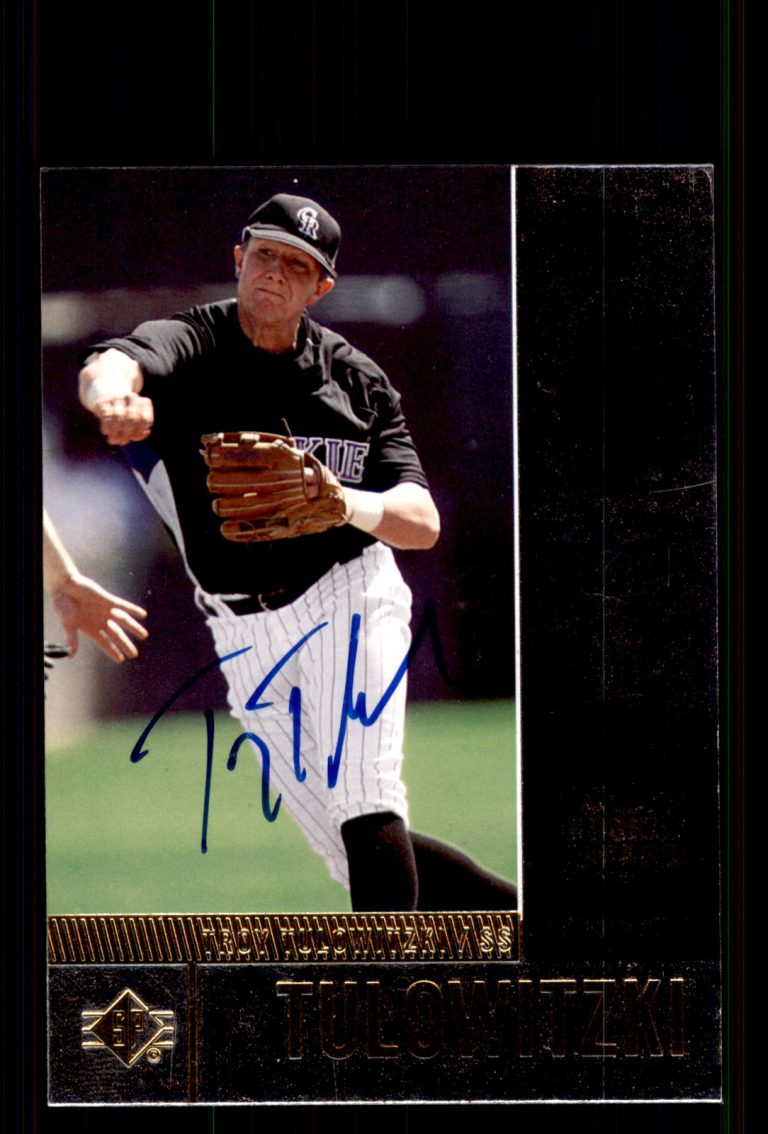 Signed Baseball Card Auto Troy Tulowitzki 2007 SP Rookie Edition #139 Rockies