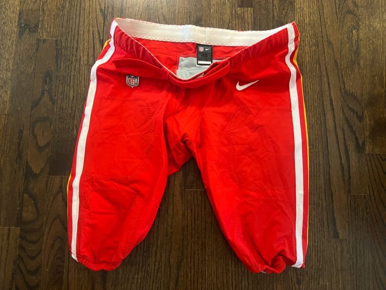 2022 GAME ISSUED KANSAS CITY CHIEFS FOOTBALL PANTS * NOT USED * RED SIZE 46