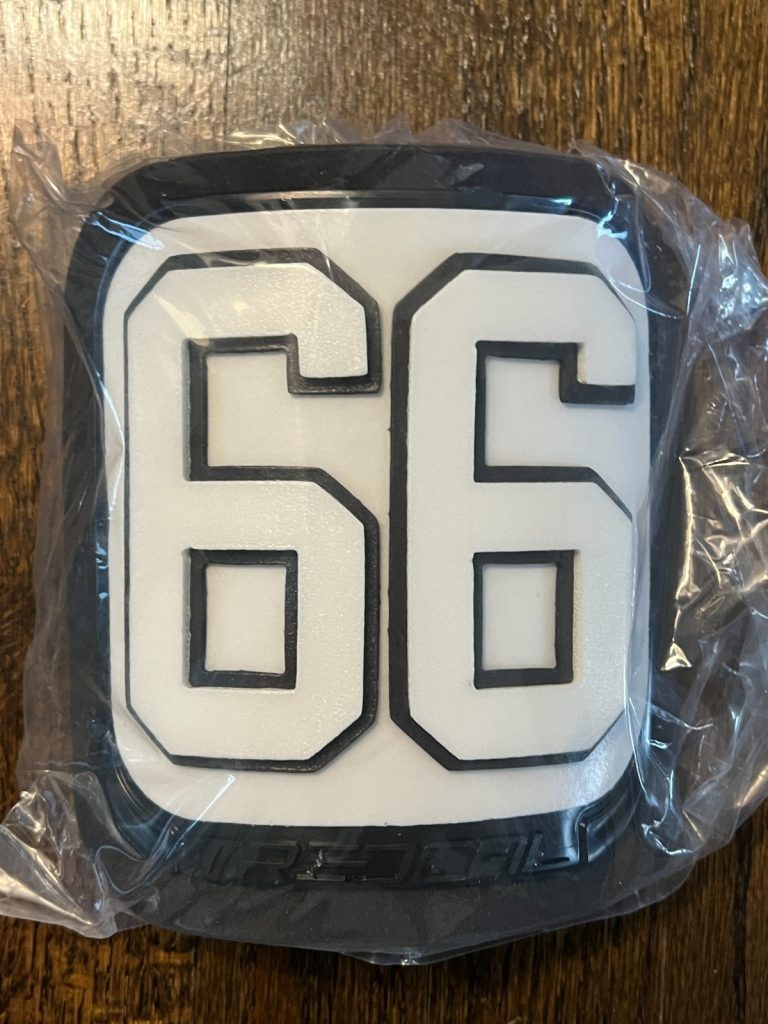 KANSAS CITY CHIEFS LOGO TEAM GAME ISSUED FOOTBALL THIGH PADS #66