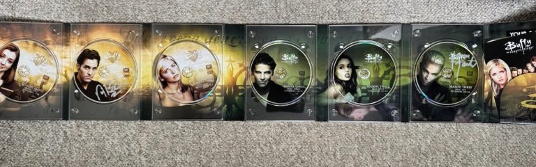 Buffy the Vampire Slayer Season 3 DVD SIGNED NICHOLAS BRENDON AUTOGRAPH MARSTERS