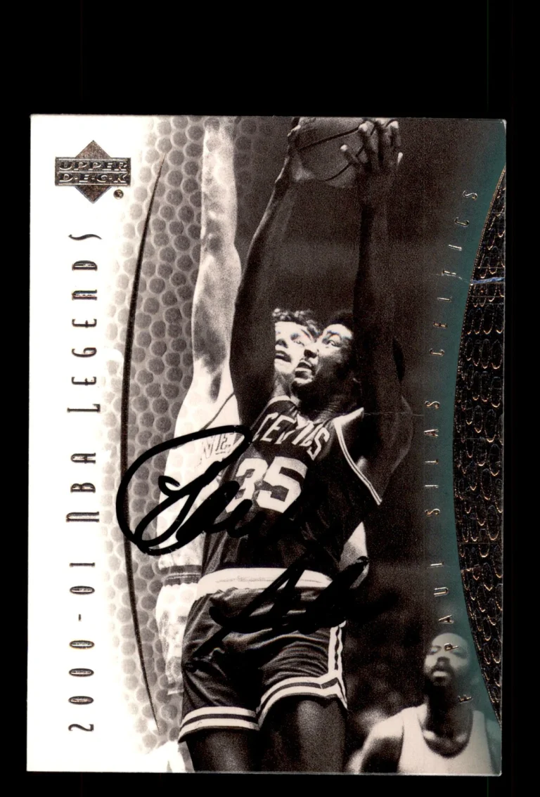 Signed Basketball Card Auto Paul Silas 2000-01 Upper Deck Legends #56 Celtics
