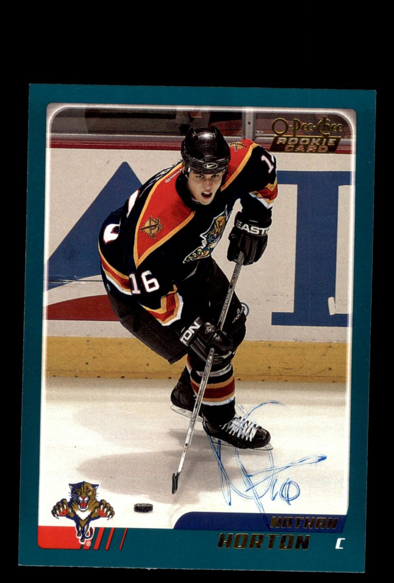 Signed Hockey Card Auto Nathan Horton 2003-04 O-Pee-Chee #335 Florida Panthers