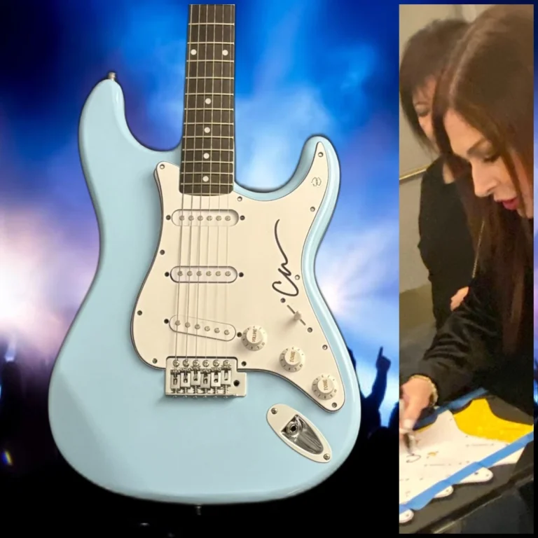 GFA Wilson Phillips Star  * CARNIE WILSON *  Signed Electric Guitar PROOF COA