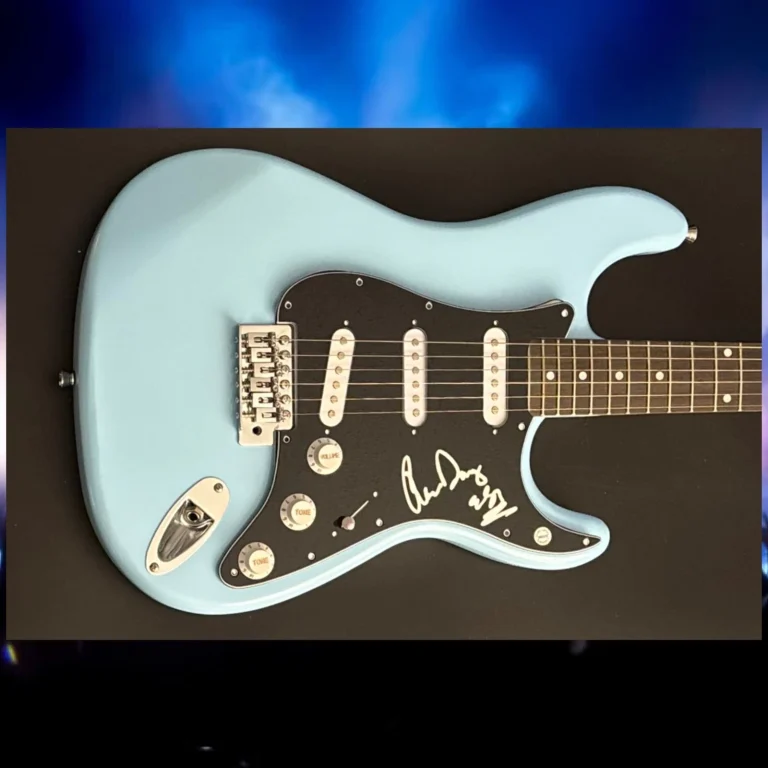 GFA Blues Guitarist  * ERIC RAW DAWG GALES * Signed Electric Guitar PROOF COA