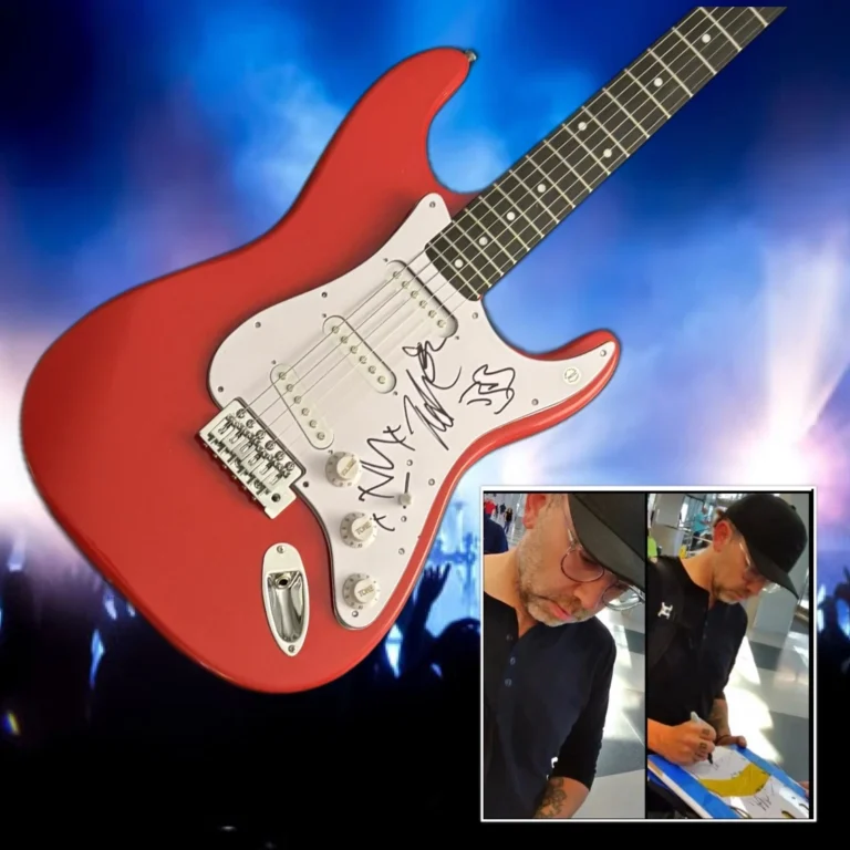 GFA Tim McIlrath x4 Band  * RISE AGAINST *  Signed Electric Guitar PROOF COA