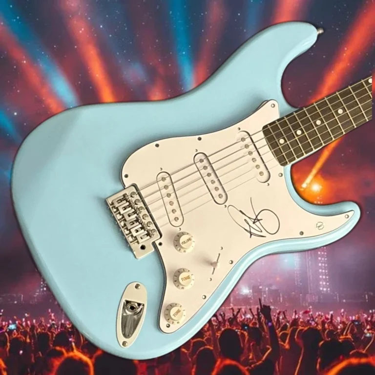 GFA Fitz and the Tantrums  * MICHAEL FITZPATRICK *  Signed Electric Guitar COA