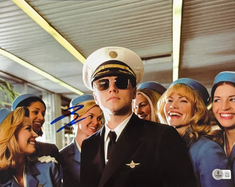 Leonardo Dicaprio Signed 11x14 Photo The Aviator Authentic Autograph Beckett LOA
