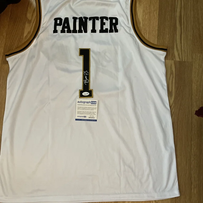 Purdue Boilermakers Matt Painter Signed Jersey ACOA Certified Basketball Coach