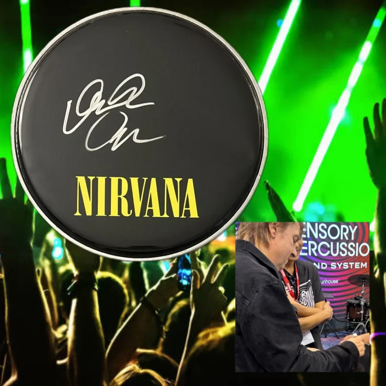 GFA Nirvana Band Drummer  * DALE CROVER * Signed 10