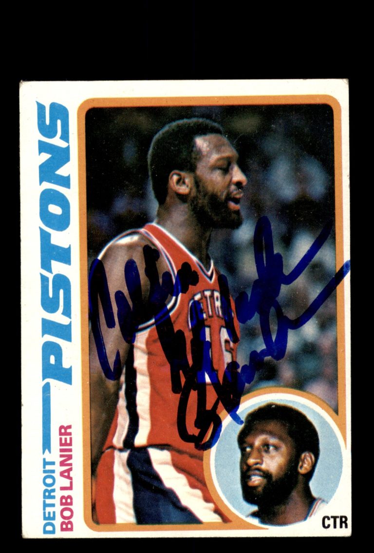Signed Basketball Card Auto Bob Lanier 1978-79 Topps #125 *Personalized