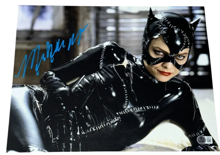 Michelle Pfeiffer Signed Autograph 11x14 Photo Batman Returns Catwoman Beckett