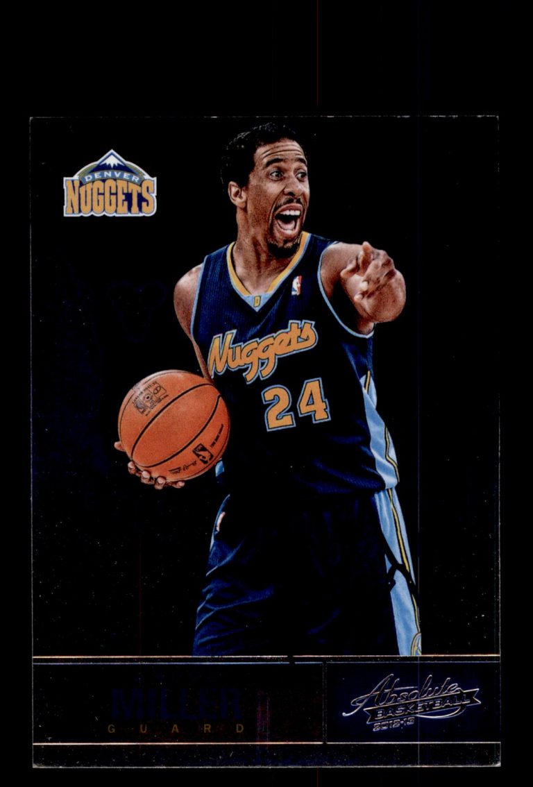 Signed Basketball Card Auto Andre Miller 2012-13 Panini Absolute #33 Nuggets
