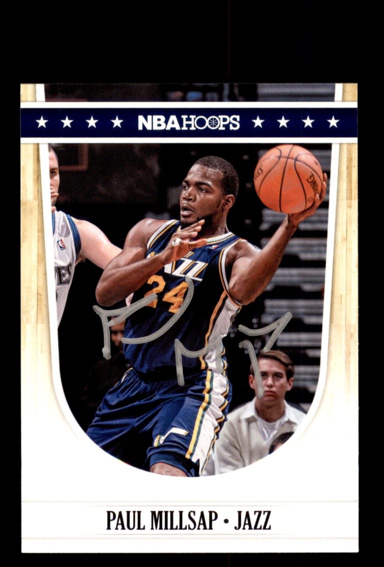 Signed Basketball Card Auto Paul Millsap 2011-12 Hoops #238 Utah Jazz