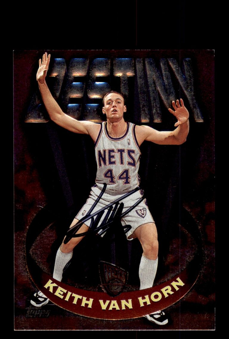 Signed Basketball Card Auto Keith Van Horn 1997-98 Topps #D7 New Jersey Nets