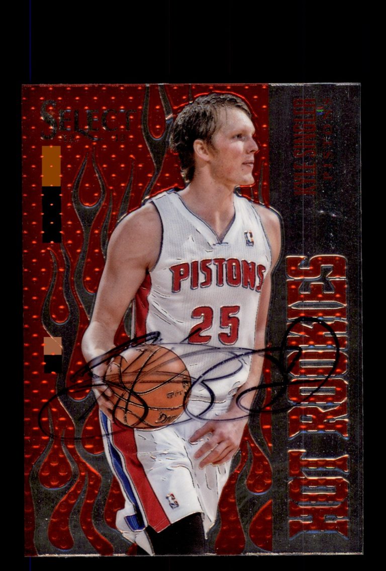 Signed Basketball Card Auto Kyle Singler 2012-13 Panini Select #13 Pistons