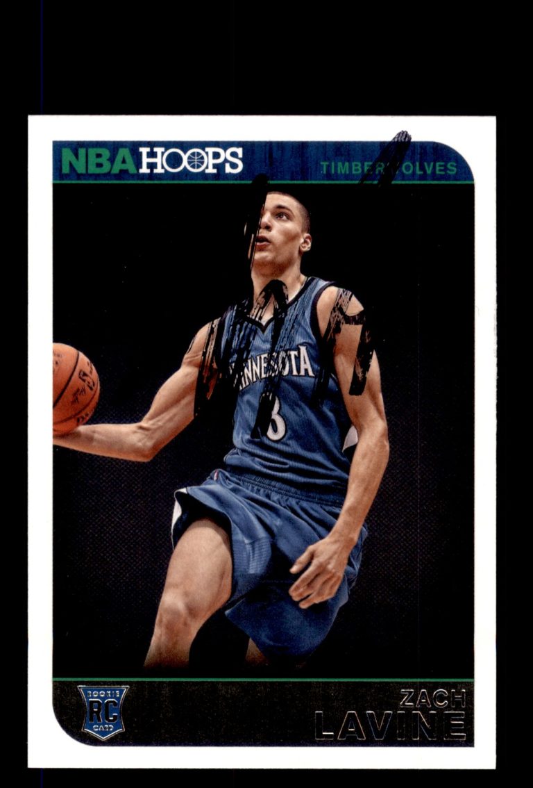 Signed Basketball Card Auto Zach LaVine 2014-15 Hoops #272 Timberwolves