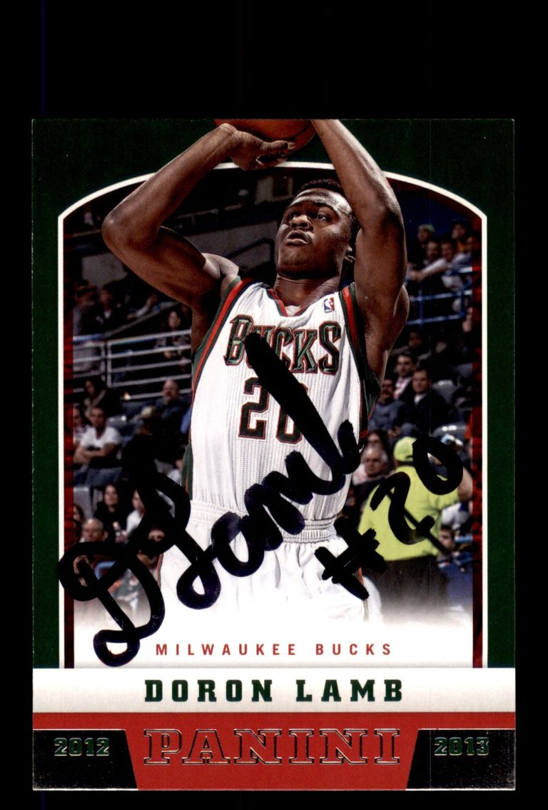 Signed Basketball Card Auto Doron Lamb 2012-13 Panini #213 Milwaukee Bucks