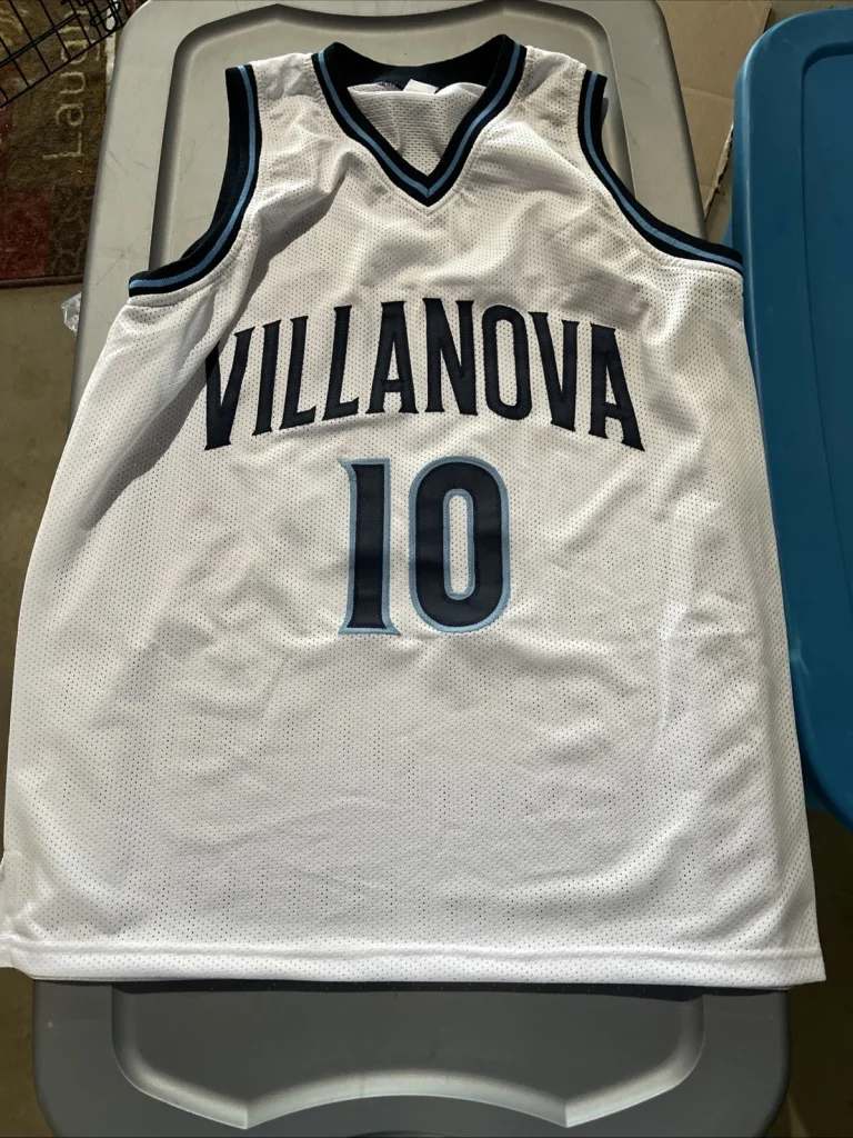 VILLANOVA WILDCATS COREY FISHER SIGNED AUTOGRAPHED JERSEY ACOA RETRO NOVA