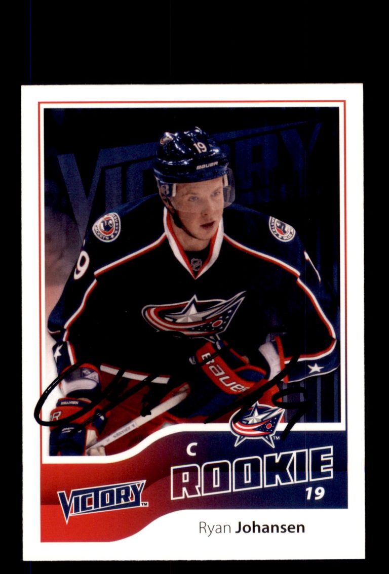 Signed Hockey Card Auto Ryan Johansen 2011-12 Upper Deck #287 Blue Jackets