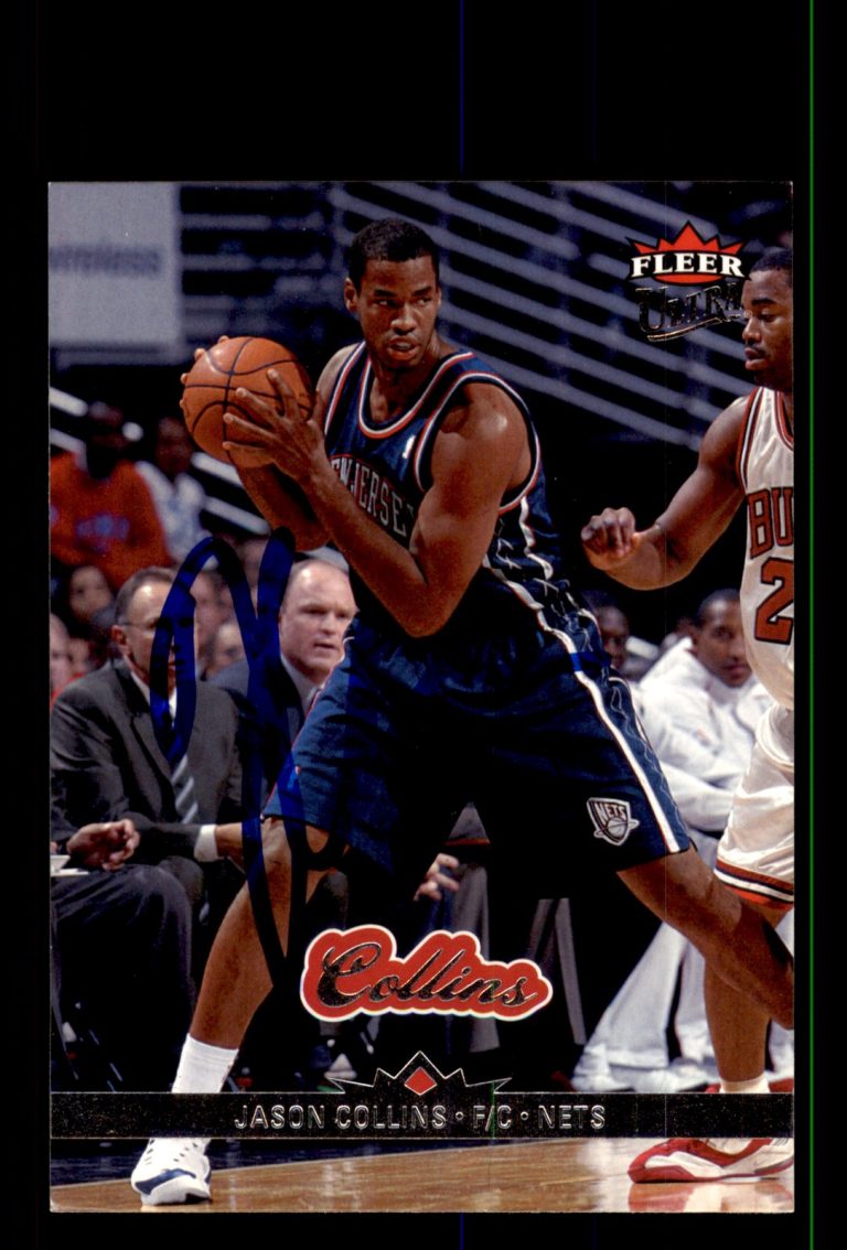 Signed Basketball Card Auto Jason Collins 2006-07 Ultra #98 New Jersey Nets