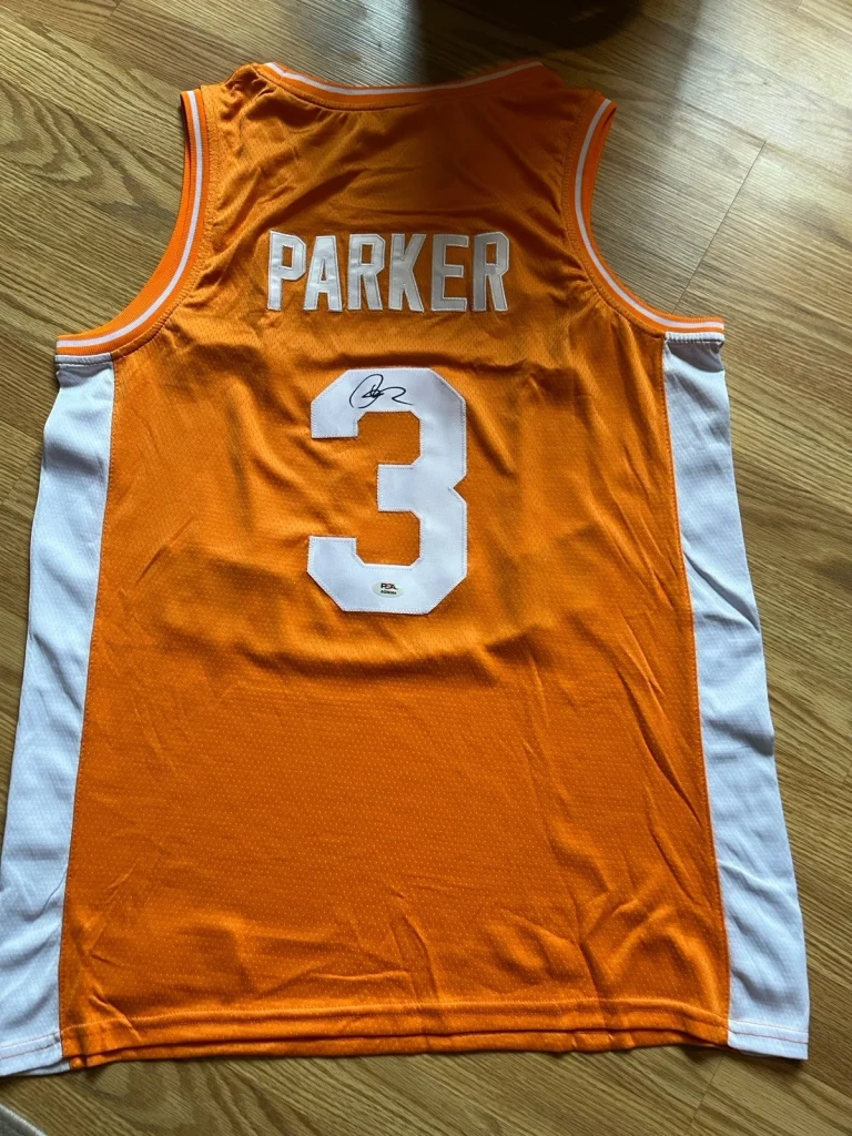 Candace Parker Signed Autographed Tennessee Volunteers Jersey Psa Dna Hof 26 L