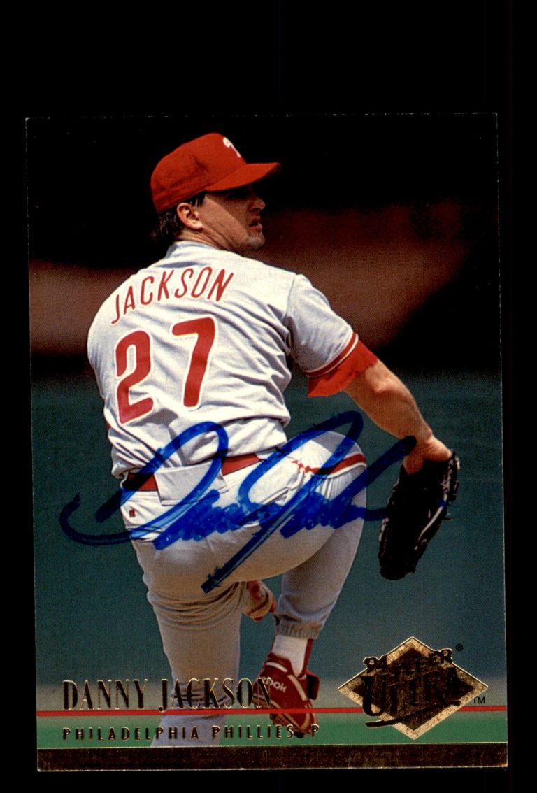 Signed Baseball Card Auto Danny Jackson 1994 Ultra #247 Philadelphia Phillies