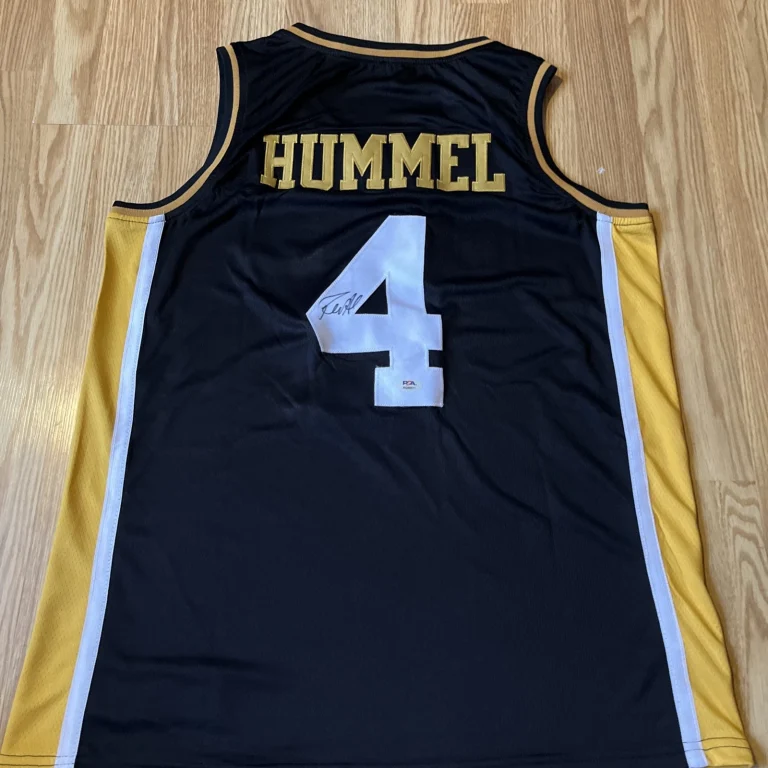 PURDUE BOILERMAKERS- ROBBIE HUMMEL SIGNED AUTOGRAPH JERSEY PSA COA CBS SPORTS