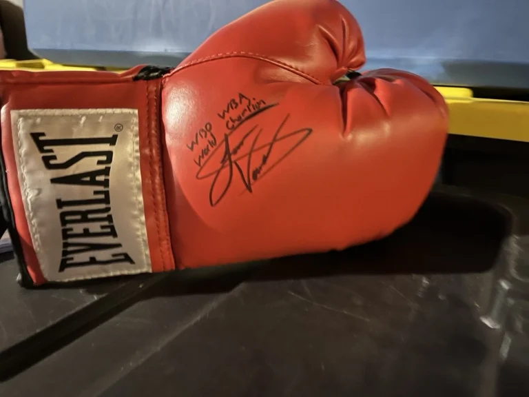 Jesse Vargas SIGNED AUTOGRAPHED BOXING GLOVE JSA COA WBA WBO BOXING CHAMPION