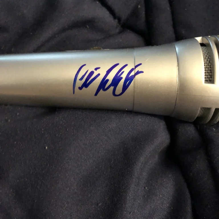 PHILLIP LABONTE ALL THAT REMAINS SIGNED AUTOGRAPH MICROPHONE MIC ACOA COA