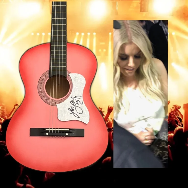 GFA What Happens in a Small Town * LINDSAY ELL * Signed Acoustic Guitar COA