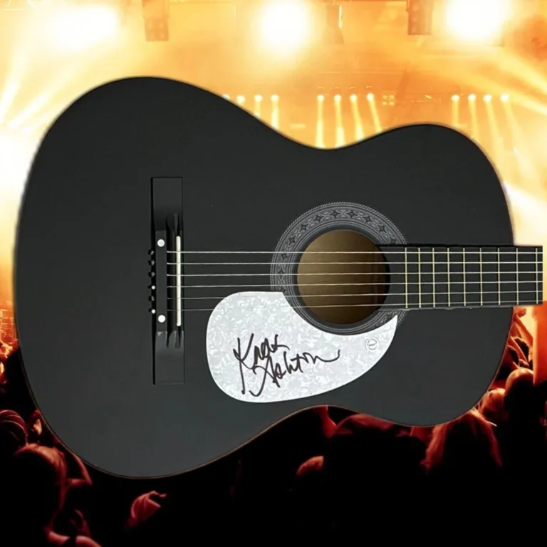 GFA Drive You Out of My Mind  * KASSI ASHTON *  Signed Acoustic Guitar COA