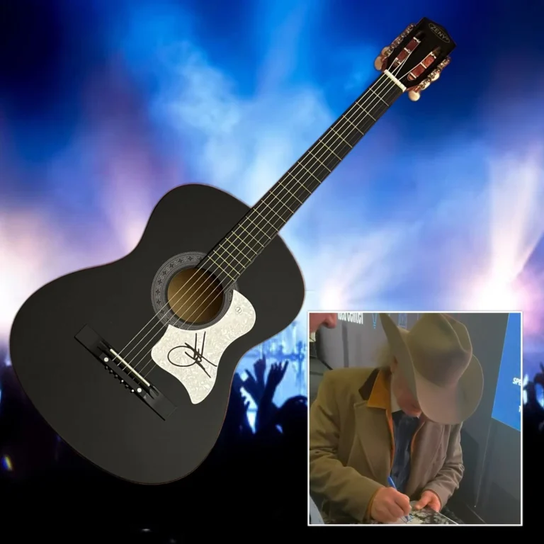 GFA Guitars, Cadillacs Star  * DWIGHT YOAKAM *  Signed Acoustic Guitar PROOF COA