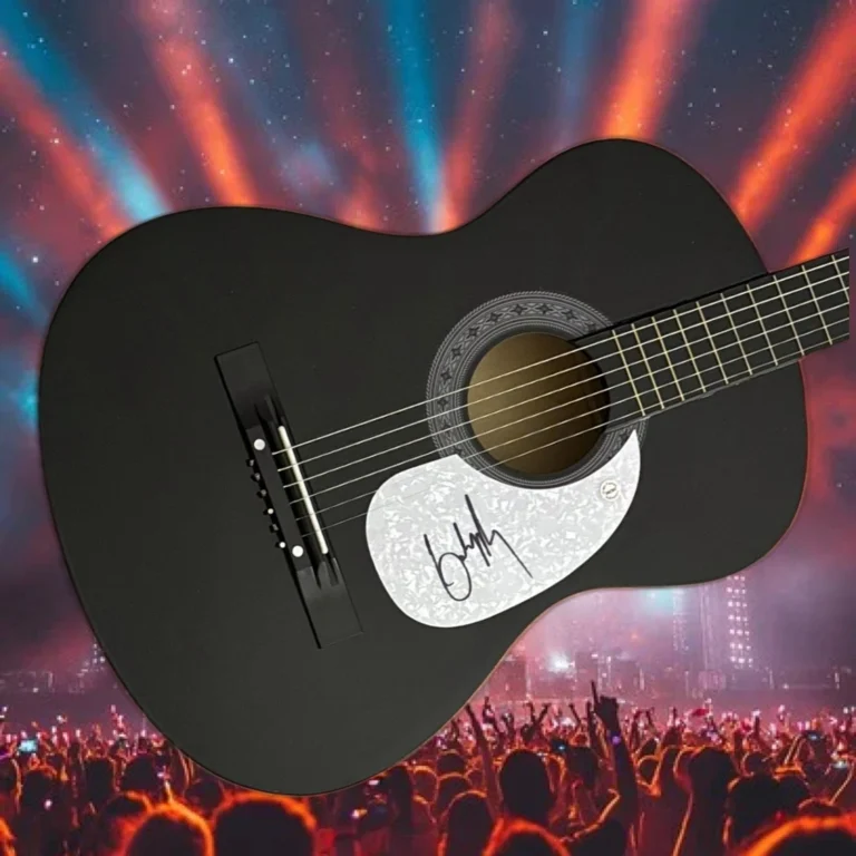 GFA Men at Work Band Singer  * COLIN HAY *  Signed Acoustic Guitar COA