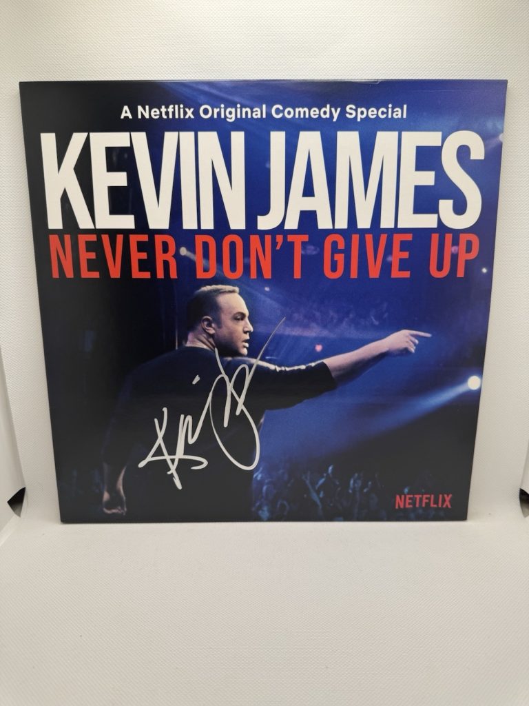 Kevin James Signed Vinyl Never Don't Give Up Autograph Comedy Album JSA COA LP