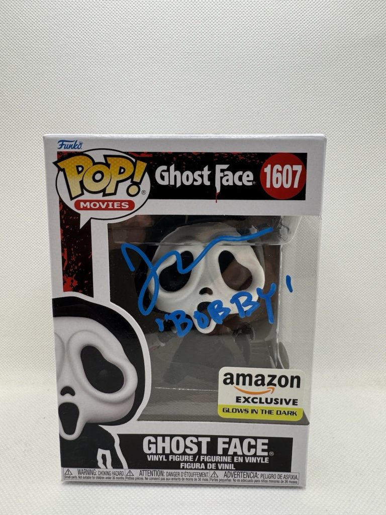 Jon Abrahams Signed Scary Movie Ghostface Scream Funko Pop # 1607 Autograph JSA