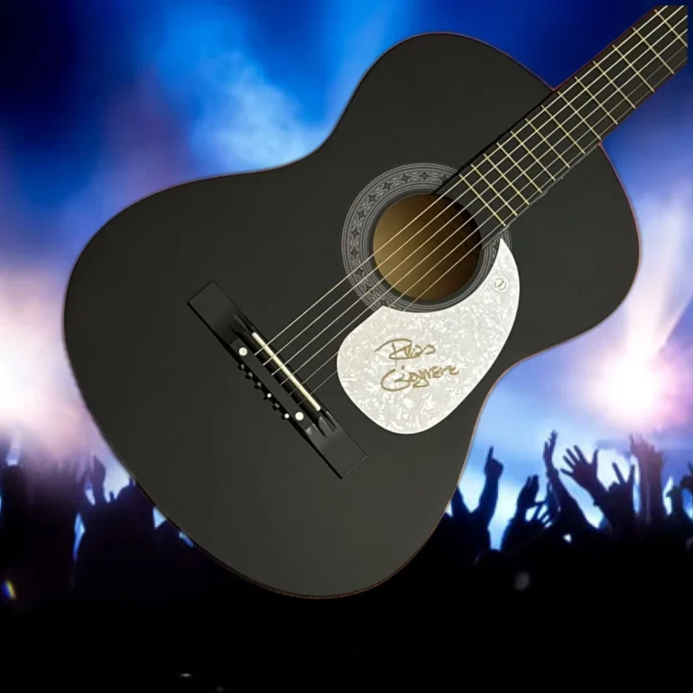 GFA The Association Band Guitarist  * RUSS GIGUERE *  Signed Acoustic Guitar COA